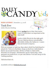 Daily Candy Kids Dec 2008 'Tank Ewe'